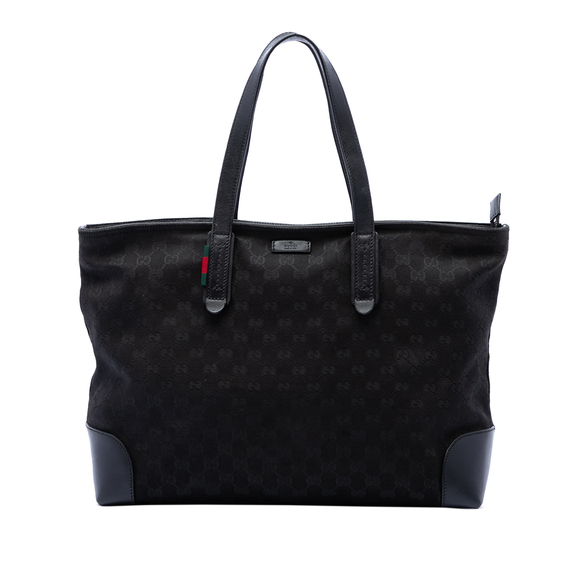 Gucci Handbags - Pre-Loved Gucci GG Canvas Web Tote